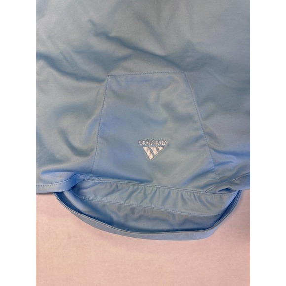 Adidas Golf Polo Shirt Mens 2XL Blue Green Stripe Climacool Short Sleeve Stretch - Picture 4 of 4